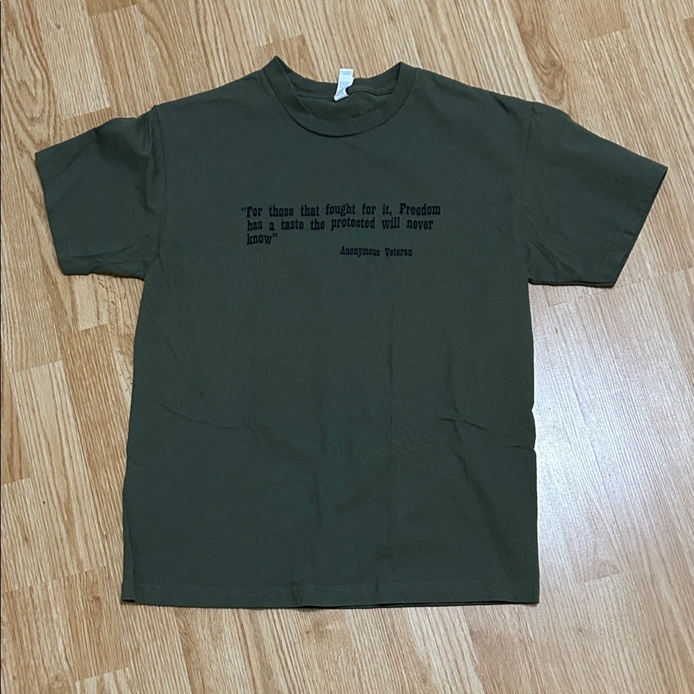 American Apparel Olive Quote Tee